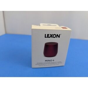 Lexon Mino+ Portable Bluetooth Speaker Microphone Selfie Remote Glossy Red LA125